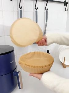 กระดาษรองหม้อทอดไร้น้ำมัน (แพ็ค30/50ชิ้น) กระดาษรองอบ กระดาษซับน้ำมัน แบบใช้แล้วทิ้ง สําหรับ หม้อทอดไร้น้ำมัน เตาอบ