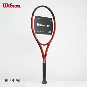 Wilson | Vợt Một Mảnh Carbon BURN Màu Cam Kim Loại