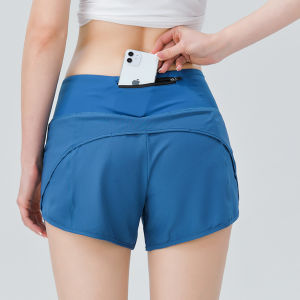  Little Waist Era | Quick-Dry Two-in-One Running Shorts with Back Pocket