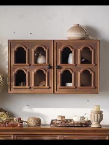 Tủ Trưng Bày Lưu Trữ Phong Cách Rustic