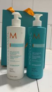 Dầu gội Xả chăm sóc Dưỡng ẩm Cho Tóc Khô Xơ Hư Tổn Moroccanoil Hydration 500ml
