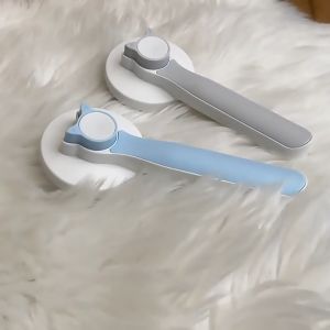 Cat Grooming Brush Self Cleaning Slicker Brushes for Cats Shedding Brush for Long Haired & Short Haired Cat Kitten Fur Brush for Removes Loose Undercoat