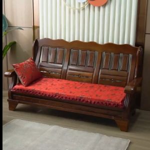 45D Thickened Wooden Sofa Cushion New Style Chair Rectangular Universal Removable Washable Spring Autumn Solid Wood Long Strip