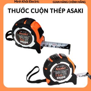 Thước cuộn thép Asakithước thép cuộnthước kéo chống va đậpthước cuộn bọcthước métthước rútthước dâythước đothước gấpthước phong thủythước dây khoá tự động chống va đập