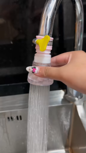 Combo 2 ĐẦU VÒI LỌC NƯỚC TĂNG ÁP XOAY 360° KÉO DÀI – CHỐNG BẮN NƯỚC LỌC SẠCH TIẾT KIỆM NƯỚC