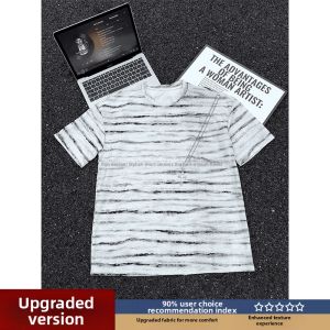 LIUBU | Aesthetic Retro Striped Dye T-shirt