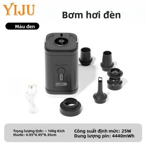 Máy Bơm Hơi Mini Di Động YIJU Sạc USB Pin 1200mAh Dùng Để Bơm Hơi Và Xả Hơi Phao Bơi Đệm Hơi Túi Hút Chân Không