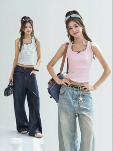 Bow Summer Sweet Date Resort Style Tank Top