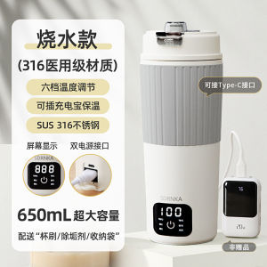 Portable Electric Water Heater Cup Multifunctional Slow Cooker Constant Temperature Insulated Travel Small Type C Hot Water Cup