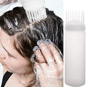 【Charming women】Shampoo Brush Head Scalp Massage Comb Hair Dye Applicator Bottle with Brush Barber Salon Hair Styling Tools