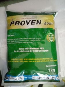 Proven 80wp tepung warna biru bahan aktif mancozeb 80% fungisida obat pertanian
