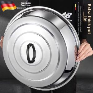 MIVOFIVO | Stainless Steel 304 Thickened Universal Food-Grade Suitable for Old Water Jars and Large Woks Pot Lid