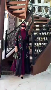 Zahira Dress 2in Ceruty Full Puring Free Belt Jumbo Dress Mewah Lebaran Remaja Muslim Modern Kekinian Terbaru 2025 Gamis Pesta Kondangan Simple Elegan Model Baru