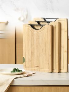 Antibacterial Bamboo Wood Cutting Board Thickened Kitchen Meat And Fruit Cutting Board Baby Food Preparation Carote Chinese Style