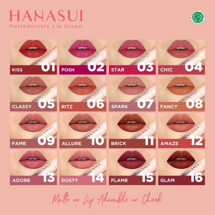 Hanasui Mattedorable Lip Cream