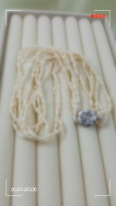 [ Woosilver ] Vòng Cổ Trai Gạo 5 Dây – Secondhand– NTG39