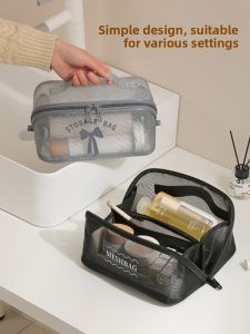 MIRUIDUO | Transparent Portable Makeup Bag Large Capacity Travel Storage