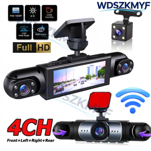 NEW 360° Car Camera 3/4Lens 1080P Dash Cam Auto HD Car Recording Camera Car DVR Front Left right RearView Camera car accessorie