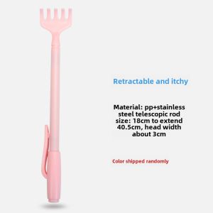 Portable Retractable Pen Back Scratcher Multi-Function Scratch Back No Need for People Kids Relieve Itching Handy Gadget Scratch Small Rake