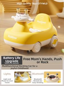YUEZHANJINGDU | Remote Control Electric Ride-On Car for Toddlers 1-3 Years