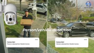 V380 Pro CCTV Camera Q11 3MP PTZ IP Camera Wifi Outdoor Wireless Connect to Cellphone Night Vision