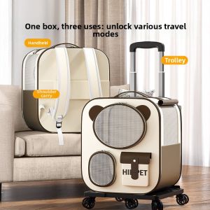 SHENJINGMAO | Outgoing Portable Large Capacity Multi-pet Carrier