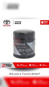 Toyota Genuine Oil Filter FORTUNER / INNOVA / HI-LUX / HI-ACE 90915-YZZD2 1pc