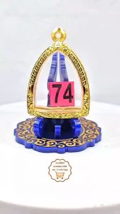 Max#74(114) ตลับพระกรอบพระไมคอนทองล้วนชุบทอง ขนาดวงใน 3.1x3.7 พิมพ์โตบางกระทิงหรือพิมพ์ใกล้เคียง <<ขนาดที่ใส่สวย 2.7x3.4 ซม>>