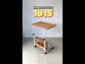 BG SPORT Meja  Lipat Portable dengan Roda  Meja Laptop Meja Kerja  Meja Belajar Portable 1815