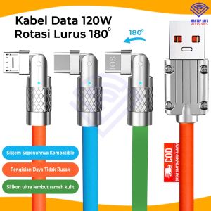 [COD] KABEL CHARGER MICRO USB/TYPE C KD37 SUPER FAST CHARGING 120W