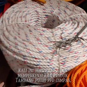 Tambang Putih PPD  Compas Tambang 6mm  7mm  8mm  10mm  12mm