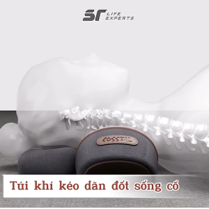 Gối Kê Cổ Hỗ Trợ Cột Sống Vai Gáy - Massage Chườm Nóng Công Thái Học Giảm Đau Mỏi Cổ Vai Gáy - Harris HCM