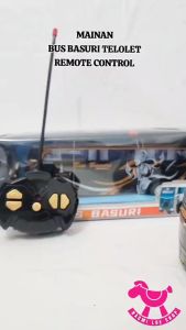 Mainan anak RC BUS BASURI TELOLET mainan bis basuri travel perjalanan bunyi telolet remote control