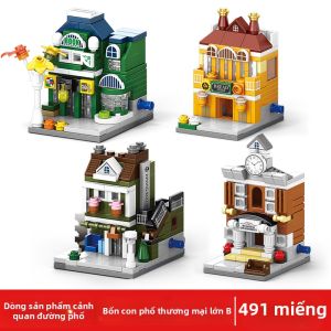 YIXINGMING | Đồ Chơi Mô Hình Cảnh Quan Đường Phố Phong Cách Châu Âu Giúp Phát Triển Trí Tuệ Cho Trẻ