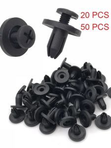 Universal Car Mudguard Fender Bumper 6mm Plastic Expansion Screw Clamp Fixing Boot Lid Retainer Auto Parts Accessories Care