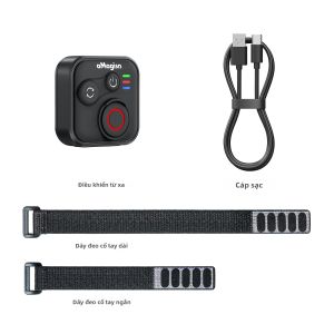 Điều Khiển Chụp Ảnh Từ Xa Bluetooth aMagisn 50M Cho Insta360 X5 X4 Ace Pro 2 GoPro Hero 13 12 - Tương Thích Với iOS & Android