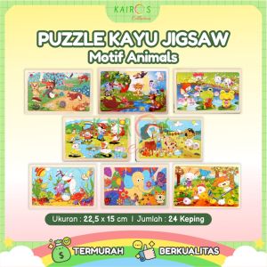 Puzzle Kayu Jigsaw isi 24pcs