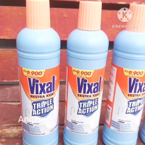 Harga 2 botol Vixal pembersih kamar mandi botol kemasan 360ml