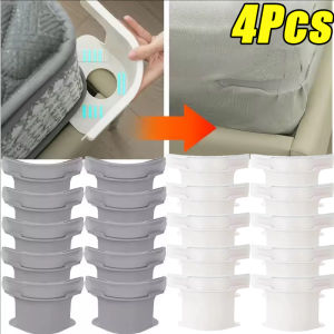 4/12Pcs Invisible Bedsheet Corner Tightener / Heavy Duty Bed Sheet Holder / No-Slip Anti-Shift Lock Bed Sheet Fixing Clips / Multifunctional Home Bed Sheet Sofa Cover Fixer