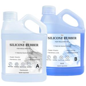 ชุดทําแม่พิมพ์ยางซิลิโคนเหลว 32 ออนซ์ - การบ่มอย่างรวดเร็ว ปลอดสารพิษ ทนความร้อนสําหรับการหล่อเรซิน สบู่ ขี้ผึ้ง งานฝีมือ (25A)