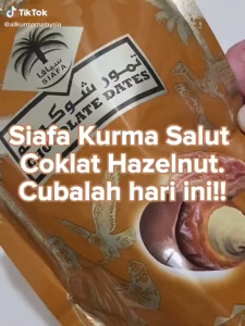 [1FREE1] Siafa Chocolate Dates KURMA SALUT COKLAT ALMOND (100g)