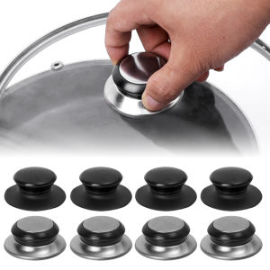 4PCS Replacement Knob Handle For Glass Lid Knob Handle Stainless Steel Pot Pan Cover Cookware Handle Accessories Kitchen Tools