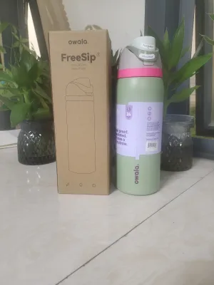 Cốc Nước Giữ Nhiệt Owala 304 Cốc Nước Thể Thao Ngoài Trời Cốc Nước Cầm Tay Bằng Thép Không Gỉ Có Van Hút Cốc Nước Giữ Nhiệt