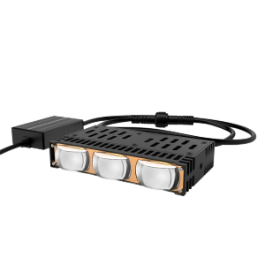 KEVANLY | Đèn Pha LED Mini Trợ Sáng 1X Cho Lưới Tản Nhiệt Xe Hơi Có Thấu Kính Projector Đèn Sương Mù Trắng Vàng 12-24V Dùng Cho Cản Xe