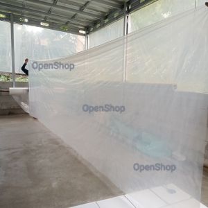 8x3 M. Plastik Terpal Serbaguna.. Penutup AtapGreenHouse PembungkusPelindung Barang Proyek Cor.