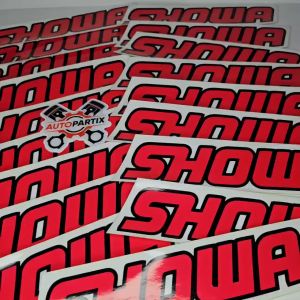 STIKER SHOCK STICKER USD SHOCK DEPAN SHOWA CRF KLX DTRACKER WR KTM YZ KX TRANSPARAN