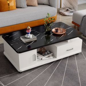 Partlimit 【Ready Stock】Coffee Table Simple Modern Creative Small Apartment Living Room Home Tea Table