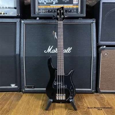 Mini Bass Guitar AKAMA New Arrival Portable Four-String Beginner Electric Bass Lightweight Student Rosewood Fretboard