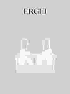 Invisible Comfortable Thin Strap Vest Style Bra Short Fashionable Versatile Nylon Material No Steel Ring for Young Women