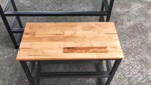 จัดส่งแบบสำเร็จ!!! ชั้นวางรองเท้า 3/5 ชั้น ชั้นเก็บรองเท้า พร้อมที่นั่งไม้ โครงสร้างเหล็กแข็งแรง ทนทาน ที่วางรองเท้า MT Design MT003